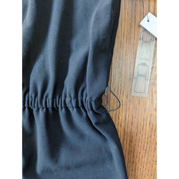 Tahari Gatsby Collared Dress Black 10 - Picture 7 of 10